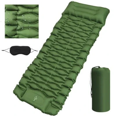 Imagen de USHOP Esterilla Inflable Portatíl Colchón de Aire para Camping Acampa Colchones Hinchable