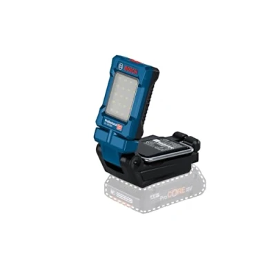 Imagen de Bosch Professional 18V System luz a batería GLI 800 (con lúmenes, 20 LED, giro de 360 y un cabezal inclinado 180)
