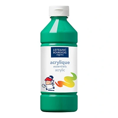 Imagen de Lefranc Bourgeois Pintura Acrílica Líquida, Color Verde Claro, 500 ml (Colart 188533)