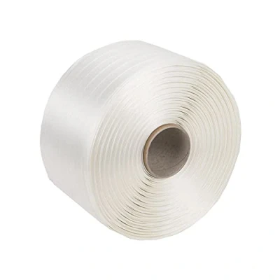 Imagen de 031.0206 1 Rollo de cinta fleje poliéster 19 mm, 600 m, resistencia a la tracción: 550 kg, diámetro del núcleo: 76 mm.