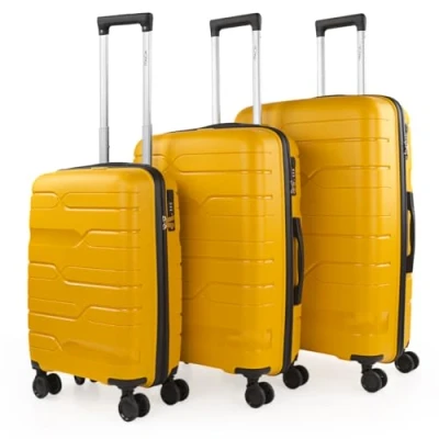 Imagen de Itaca Sarajevo 3 PACK Juego de maletas, Talla: One Size, Amarillo