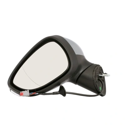 Imagen de espejo retrovisor Van Wezel 1807805 izquierda imprimado completo, asférico, para ajuste elect. FORD: FIESTA 6, 6