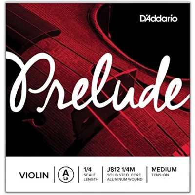 Imagen de D&#039;Addario Prelude 1/4 Scale Medium Tension Single A String for Violin