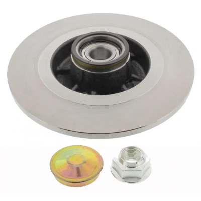 Imagen de MAPCO 15137 Disco de freno Eje trasero 274 11 4 100 macizo con cojinete rueda, anillo sensor ABS RENAULT: GRAND SCENIC 2