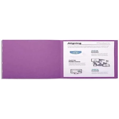 Imagen de Exacompta 410016E Lote de 100 Subcarpetas Forever® 250, Color Morado