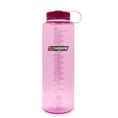Imagen de Nalgene Sustain Tritan Botella de agua sin BPA fabricada con material derivado del 50% residuos plástico, 48 onzas, boca ancha, Cosmo