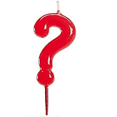 Imagen de Dekora vela de cumpleaños numero incógnita &quot;?&quot;.