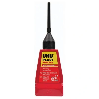 Imagen de UHU 1645880 Plast especial, botella de 30 g [Importado Alemania]
