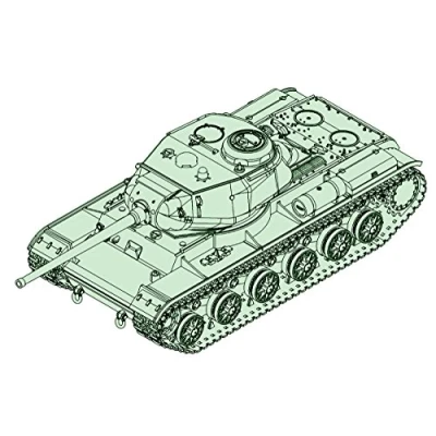 Imagen de Trumpeter Maqueta de Soviet KV 85 Heavy Tank, Multicolor (07127)