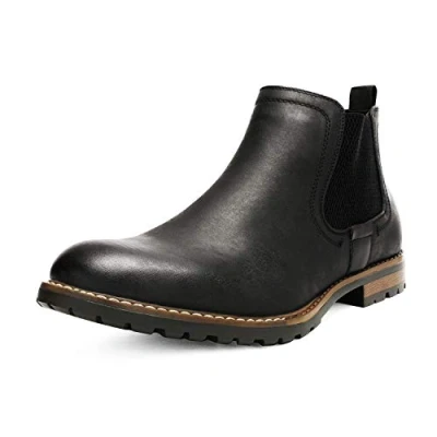 Imagen de Bruno Marc Botines Hombre Botas Chelsea para Vestir Invierno,Size 43.5,Negro,Philly 2