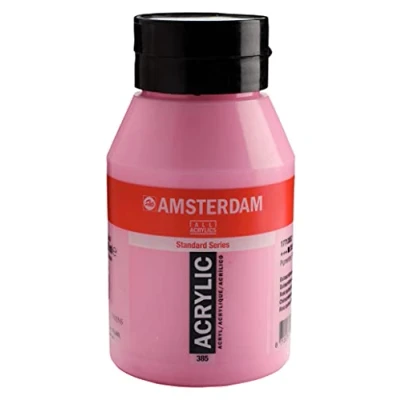 Imagen de ac ACRILICO AMSTERDAM 1000ml.385 QUIN.ROSE LT.