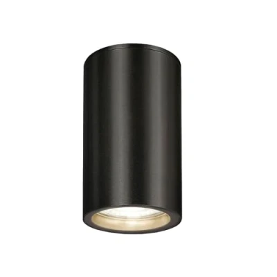 Imagen de PAPILLON Lampara Techo Foco Gu10 Ip65 Negro Aplique Techo, Luz Jardín, Lámpara Exterior, Jardín