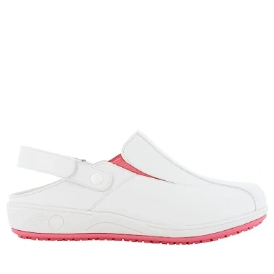 Imagen de SAFETY JOGGER Zuecos de Seguridad para Mujer 36 EU Zapato Trabajo Cómodo y Ligero, Ideal Enfermeras, Cocina o Interior, Antideslizante Amortiguador, Oxypas, Rosa