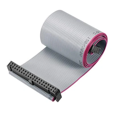 Imagen de NA IDC cable plano para FC/FC (40 pines, 2,54 mm, 50 cm), color gris