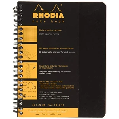 Imagen de Rhodia Cuaderno encuadernado con alambre, A5+, forrado, colores surtidos (unidad individual)