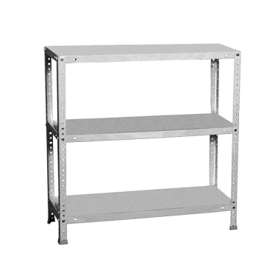 Imagen de SimonRack Estanteria Metalica 3 Baldas Ajustables, 75 kg de Punto Flexión, 1000x1000x300 mm, Con Tornillos, Estantería Almacenaje, Galvanizado Advantage