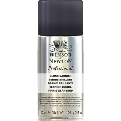 Imagen de Winsor &amp; Newton aditivo para óleo Barniz Brillante Spray 150ml