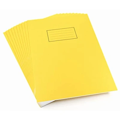 Imagen de Silvine A4 Exercise Book 80 Pages Ruled Feint and Margin Yellow EX109 Pack of 10