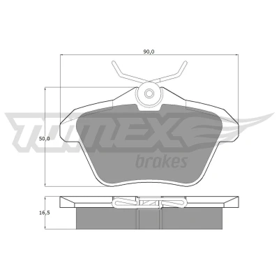 Imagen de TOMEX brakes TX 12 68 Juego de pastillas freno Eje trasero ALFA ROMEO: 156 Sportwagon, Berlina, 166, LANCIA: Kappa Berlina