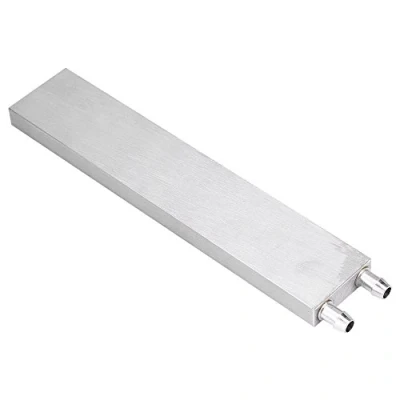 Imagen de ASHATA Bloque de Refrigeración Agua Aluminio,Sistema Disipación Calor para PC, Ordenador, CPU,para por Líquida Portátil(40 * 200 12 mm)