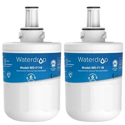 Imagen de Waterdrop DA29 00003G Filtro para Refrigerador, Reemplazo Samsung® Aqua Pure Plus 00003B DA97 06317A DA61 00159A HAFCU1/XAA HAFIN2/EXP APP100 WF289, Paquete Puede Variar (2)