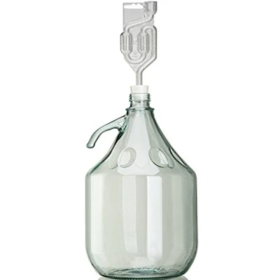 Imagen de Unbekannt Set 5L Botella tapón + gärr öhr Chen Vino Globo gärballon de Cristal gärbehä lter
