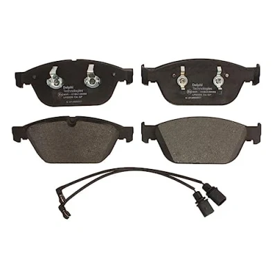 Imagen de DELPHI LP2239 Juego de pastillas freno con contacto avisador desgaste Chapa antichirridos accesorios AUDI: A6 C7 Avant, Berlina