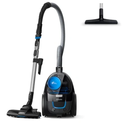 Imagen de Philips fc9331/09 aspirapolvere senza sacco powerprocompact eco, tecnologia powercyclone 5, 900 w, 76 decibel, plastic, nero