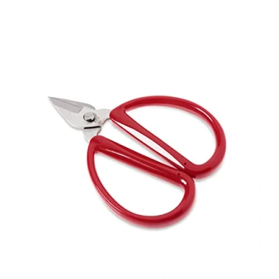 Imagen de R&amp;R SHOP Tijeras de Acero Precisión 12 cm, con Mango Ancho y Hoja Pequeña para Máxima Fuerza Corte, Rojas