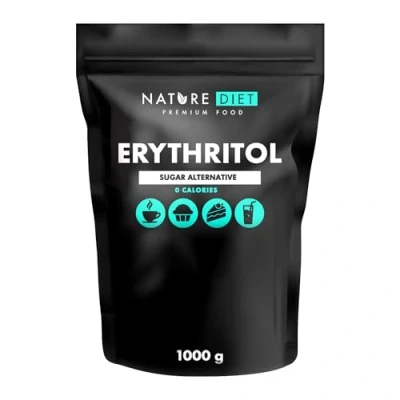 Imagen de Nature Diet Eritritol 1000g Edulcorante natural Cero calorías Reemplazo de azúcar Sustituto
