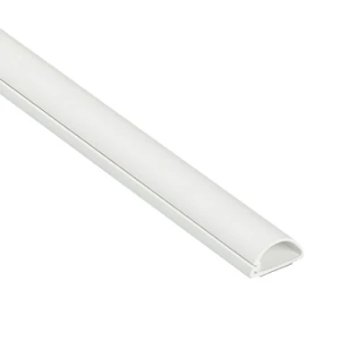 Imagen de D Line Micro+ 1M2010W, Canaletas de plástico para cables red y líneas eléctricas 1x 20mm (anch.) x 10mm (alt.) 1 metro longitud Blanco