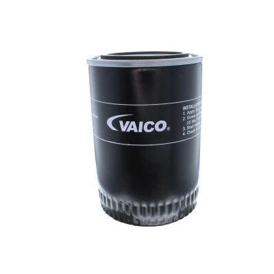 Imagen de VAICO V10 0321 Filtro de aceite 3/4 16 UNF Original calidad con válvula bloqueo retorno enroscable AUDI: A4 B7 Berlina