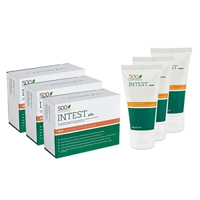 Imagen de Packs 500Cosmetics Intest: Pastillas y Crema para prevenir aliviar hemorroides (3)