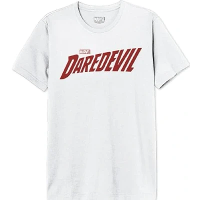Imagen de Marvel Medadevts014 Camiseta, Blanco, XL para Hombre