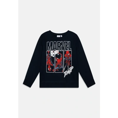 Imagen de Name it Nmmjessie Spiderman Sudadera para niños, Talla: 9 12m, Dark sapphire