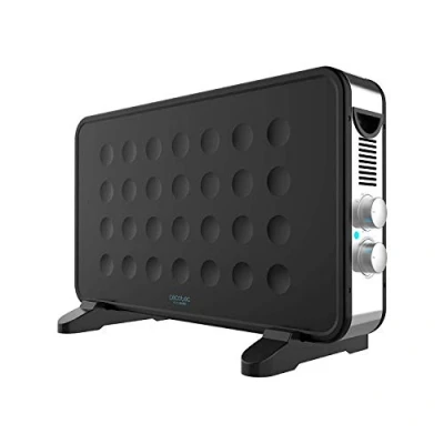 Imagen de Cecotec Radiador Eléctrico Bajo Consumo Ready Warm 6550 Turbo Design. 2000 W, Termostato regulable, 4 Modos, Soporte de pie, Protección sobrecalentamiento, 20m2