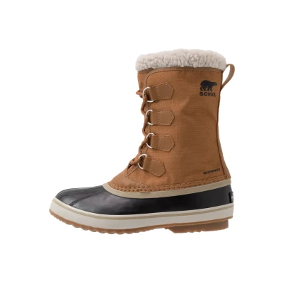 Imagen de Sorel 1964 Pac Nylon WP, Botas para Nieve Impermeables, Hombre, Camel Brown/Black 2023/2024, 44 EU