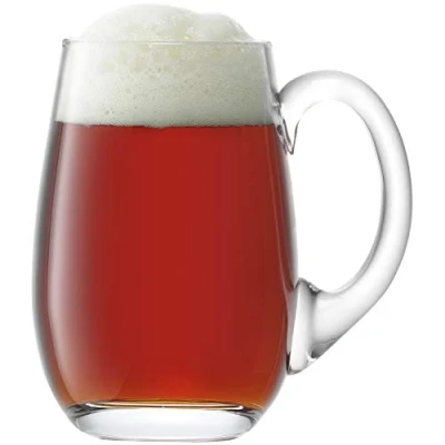Imagen de Lsa Jarra de Cerveza Curva, Transparente, 750ml, Cristal, 750 ml