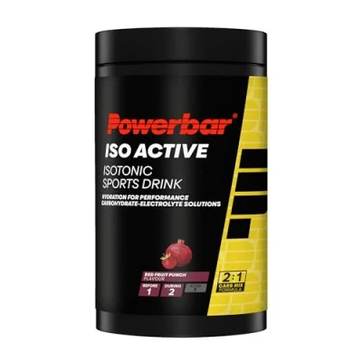 Imagen de PowerBar Isoactive Red Fruit 600 g Bebida Deportiva Isotónica 5 Electrolitos + C2MAX