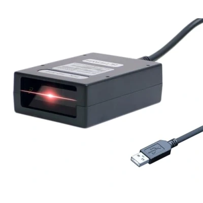 Imagen de Lector de Códigos Barras, Estacionario con Escaneo Automático, Protección IP52, Programación Prefijo y Sufijo, Tamaño Compacto, Lectura 200 Escaneos por Segundo, HDWR HD S10