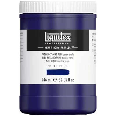 Imagen de LIQUITEX Color acrílico Heavy Body, azul ftalo, 946 ML