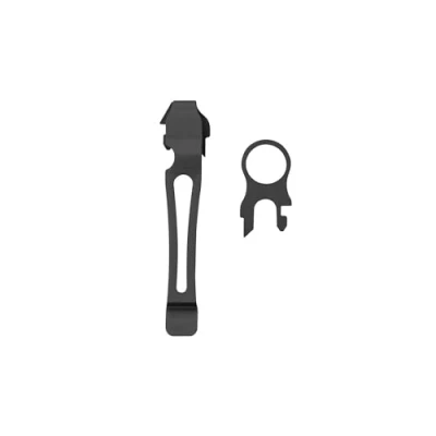Imagen de Leatherman clip de bolsillo y anillo cordón, se adapta a los modelos Charge, Surge Wave, negro oxidado