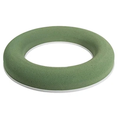 Imagen de Rayher 30205000 húmeda de Ranuras Forma Anillo, Espuma, Verde, gomaespuma, 25.5 x 3.7 cm
