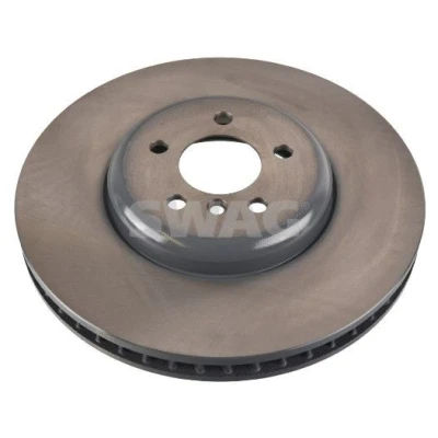 Imagen de SWAG 33 10 5396 Disco de freno Eje delantero, derecha 374 36 5 120 ventilación interna revestido altamente carbonizado BMW: Berlina, GT, 7