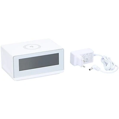 Imagen de GRUNDIG Reloj despertador con cargador inalámbrico Blanco digital Dormitorio