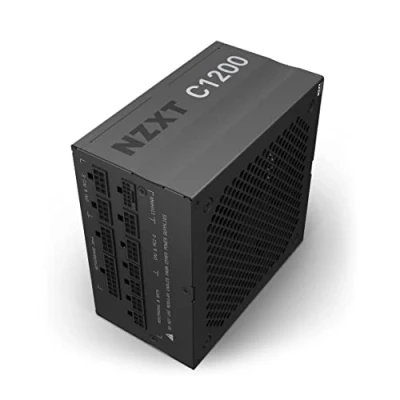 Imagen de NZXT Fuente de alimentación C1200 PSU para PC Juegos 1200 vatios ATX 3.0 Conector PCIe 5.0 12VHPWR Eficiencia 80 Plus Gold Totalmente Modular Modo