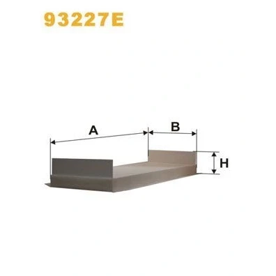 Imagen de WIX FILTERS 93227E Filtro de habitáculo partículas 465 176 70 MAN: TGA, TGL, TGX