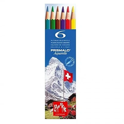 Imagen de Caran D&#039;ache Prismalo Aquarelle Juego de ceras color (6 unidades)