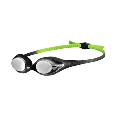 Imagen de arena Spider Junior Mirror Gafas de Natación para Niños, con Lentes Espejo Antiempañamiento, Protección UV, Puente Nasal Autoajustable, Juntas Silicona Hipoalergénicas