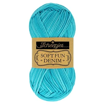 Imagen de Scheepjes Softfun Denim Yarn, 500, 1x50g